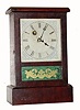 C.1870, Waterbury Clock Co., 30-Hour Cottage timepiece in generally good original condition.