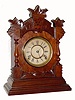 C.1895, Ansonia "TIVOLI", walnut cased shelf clock, with restoration.