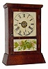 C.1860, Seth Thomas, "COTTAGE", with beveled bottom and cornice top in good original condition.