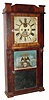 C.1835, Hotchkiss & Benedict, Auburn, NY, 8-day time & strike, 2-deck shelf clock, with restorations.