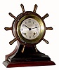 C.1940, Chelsea Clock Co., "Mariner", 8-day brass and bronze case ship's bell clock in generally good condition, the case with tarnish, but with a very clean original dial and hands.