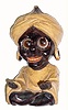 C.1935, German, J. Oswald Uhrenfabrik, "GENIE", rotating eye clock.