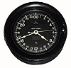 C.1940, Seth Thomas Clock Co., 8-day lever movement black bakelite case ward room or deck ship's timepiece in very nice condition 
