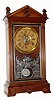 Mixed lot: C. 1885, Seth Thomas "ALBANY", walnut case, now with a Gilbert movement, dial and hands.
