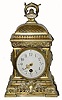 C.1900, French, Marti & Cie,  8-day mantel timepiece in the style of a small bracket clock.