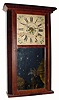C.1842, (dated label) Wells Forbes, Bristol, NH 30-hour wood movement time/strike/alarm shelf clock (weight alarm).