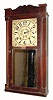 C.1838, David Dutton, Mont Vernon, NH, 30-hour wood movement column and splat shelf clock, as-found, missing minute hand.