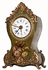 C.1890, German, Mini Alarm clock in the Swiss Neuchatel style, as found with wear.