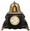 C.1914, William L. Gilbert Clock Co., "Gilbert No. 2200", 8-day time/strike mantel clock.