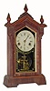 C.1900, Jerome & Co., (New Haven Clock Co.), "Diadem", 30-hour time/strike steeple clock in fair, as-found condition