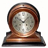 C.1926, Chelsea Clock Co., "Commander", 8-day ship's bell clock with the serial no. 172739 that also matches the number on the wooden stand.