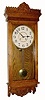 C.1905, Waterbury Clock Co., "Postal", oak wall regulator, 8-day time and strike and in excellent condition, 