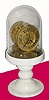 C.1852 (dated rear cover) Terryville Manufacturing Co., Terryville, Conn., 30-hour torsion pendulum candle stick timepiece.