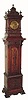 C.1895, German Symphonion, Style 30St disc playing grandfather clock in good condition, needing restoration.