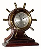 C.1983, Chelsea Clock Co., "Mariner", 8-day ship's bell clock in brass & bronze finish, & in excellent original condition 