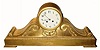 C.1915, French, A-1, Gilt Bronze Tambour clock in good, as-found condition.