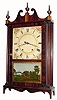 C.1820, Eli Terry, Plymouth, Conn., (with the oval engraved Terry label), Pillar & Scroll shelf clock, in outstanding condition, with restorations.