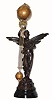 C.1890, Ansonia Clock Co., "GLORIA SWING", in good restored condition. 