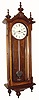 C.1890, E. Howard & Co., Boston, "No. 59 Regulator", with original 8-inch dial. This clock is in excellent condition, the finish on the walnut case professionally redone some time ago and with nice patina.