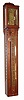 Mid 19th Century, Japan, Shitan Stick clock in good restored condition. 