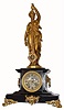 C.1890, French "Mystery Clock" with glass dial, and in very good condition. 