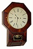C.1850, Atkins, Whiting & Co., Bristol, Conn., 30-Day wagon spring in drop octagon case.
