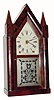 C.1845, Brewster & Ingrahams, Bristol, Conn., 8-day time/strike steeple clock.