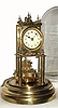 C.1902, Gustav Becker, 400-day timepiece in very good & clean condition with an original disc pendulum, movement & pend with the serial no. 1845500.