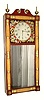 C.1832, Abiel Chandler, Concord, New Hampshire, 8-day time/strike mahogany mirror clock in very fine condition with old finish.