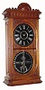 C.1880, Ithaca Calendar Clock Co., "No. 13, Shelf Kildare", 30 day time and perpetual calendar, in mahogany, and in excellent to outstanding original condition.