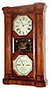 C.1863, Seth Thomas Clock Co., Plymouth Hollow, Conn., "Parlor Calendar", 8-day time & strike calendar shelf clock.