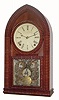 C.1850, Forestville Manufacturing Co., (J. C. Brown), 8-day time/strike ripple round gothic or beehive clock.