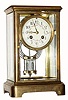 C.1910, French, 8-day time & strike crystal regulator in excellent as found condition.