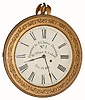 C.1847, Brewster & Ingrahams (likely), 8-day gallery wall timepiece. 