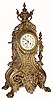 C.1870, French, Napoleon III, fanciful ormolu clock. 