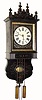 C.1870, German, 30-hour time & strike picture frame clock in as found condition with original finish.