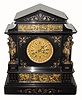 C.1890, French, Monumental Marble and Bronze clock in good condition. To say this clock is heavy is an understatement.