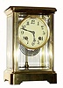 C.1905, Ansonia, "CRYSTAL" model, 4-Glass Regulator in excellent restored condition.