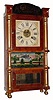 C.1845, Birge, Mallory & Co., Bristol, Mini Triple deck with Joseph Ives striking strap brass movement, unusual in that it is only a 30 hour.
