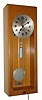C.1960, German, Wurtembergische Uhrenfabrik Burk Sohne, Schwenningen a. Neckar, electric winding master wall regulator in excellent condition with original finish.
