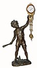 C.1910, German, Junghans, "BATBOY" swing clock in excellent original condition.