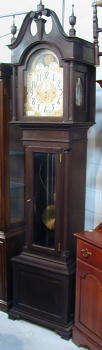A TALL CASE CLOCK. With tube chimes. Manufactured by "The Herschede Hall Clock Co., Cincinnati, Ohio". — Antique Clocks Price Guide