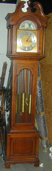 A GEORGE III STYLE MAHOGANY TALL CASE CLOCK, By Elgin. — Antique Clocks Price Guide