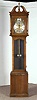 A RIDGWAY MAHOGANY TALLCASE CLOCK,