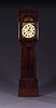 A GEORGE III INLAID MAHOGANY LONGCASE CLOCK, late quarter 18th century.