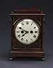 AN ENGLISH BRASS-MOUNTED ROSEWOOD BRACKET CLOCK, 19th century.