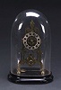 AN ENGLISH SKELETON CLOCK, 19th century.