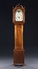 A CHIPPENDALE CHERRY TALLCASE CLOCK, probably Pennsylvania, late 18th century.