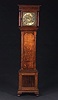 GEORGE III OAK PROVINCIAL LONGCASE CLOCK, early 19th century, signed Ashton Macclesfd. (Macclesfield)