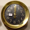 Seth Thomas round brass ship's clock